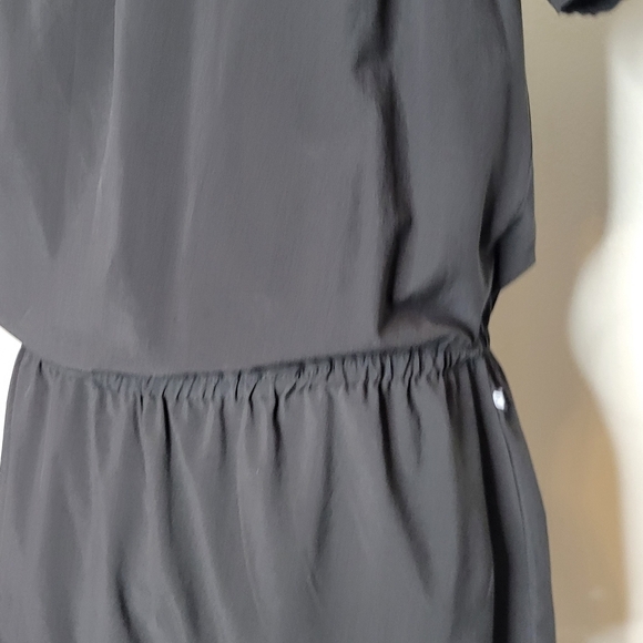 Fabletics Black Prue Cutout Off Shoulder Romper Size Medium - Picture 4 of 11